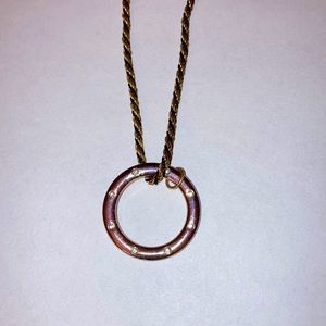 CZ Ring Necklace